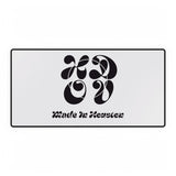 HDOV Made In Houston Desk Mat In White