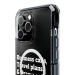 *Clear * Business Calls & Travel PlansMagnetic Clear Impact Case