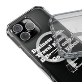 *Clear * Business Calls & Travel PlansMagnetic Clear Impact Case