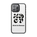 HDOV Atelier Logo Magnetic Clear Impact Cases In White