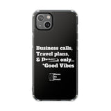 Business Calls & Travel PlansMagnetic Clear Impact Cases In Black