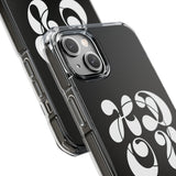HDOV Atelier Logo Magnetic Clear Impact Cases In Black