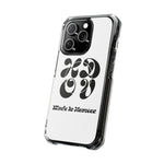 HDOV Atelier Logo Magnetic Clear Impact Cases In White