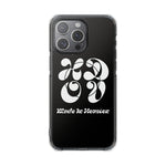 HDOV Atelier Logo Magnetic Clear Impact Cases In Black