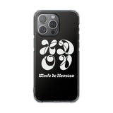 HDOV Atelier Logo Magnetic Clear Impact Cases In Black