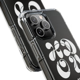 HDOV Atelier Logo Magnetic Clear Impact Cases In Black