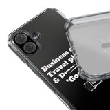 Business Calls & Travel PlansMagnetic Clear Impact Cases In Black