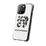 HDOV Atelier Logo Magnetic Clear Impact Cases In White