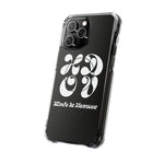 HDOV Atelier Logo Magnetic Clear Impact Cases In Black