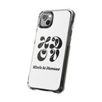 HDOV Atelier Logo Magnetic Clear Impact Cases In White