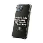 Business Calls & Travel PlansMagnetic Clear Impact Cases In Black