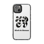 HDOV Atelier Logo Magnetic Clear Impact Cases In White