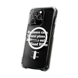 *Clear * Business Calls & Travel PlansMagnetic Clear Impact Case