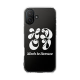 HDOV Atelier Logo Magnetic Clear Impact Cases In Black