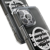 *Clear * Business Calls & Travel PlansMagnetic Clear Impact Case