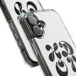 HDOV Atelier Logo Magnetic Clear Impact Cases In White