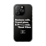 Business Calls & Travel PlansMagnetic Clear Impact Cases In Black