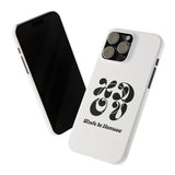 HDOV Atelier Logo Case In White
