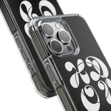HDOV Atelier Logo Magnetic Clear Impact Cases In Black
