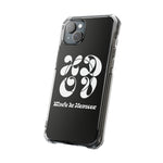 HDOV Atelier Logo Magnetic Clear Impact Cases In Black