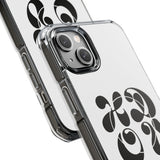HDOV Atelier Logo Magnetic Clear Impact Cases In White