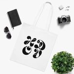 HDOV Atelier Logo Cotton Tote In White