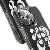 HDOV Atelier Logo Magnetic Clear Impact Cases In Black