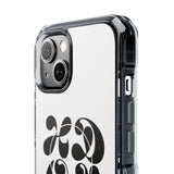HDOV Atelier Logo Magnetic Clear Impact Cases In White