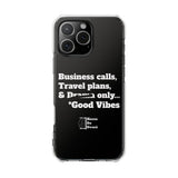 Business Calls & Travel PlansMagnetic Clear Impact Cases In Black