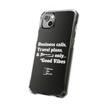 Business Calls & Travel PlansMagnetic Clear Impact Cases In Black