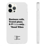 Business Calls, Travel Plans, & Drama Only Phone Case Clear