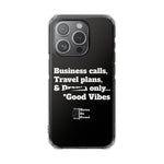 Business Calls & Travel PlansMagnetic Clear Impact Cases In Black