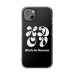 HDOV Atelier Logo Magnetic Clear Impact Cases In Black