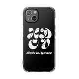 HDOV Atelier Logo Magnetic Clear Impact Cases In Black