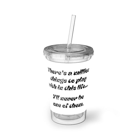 A Million Things Acrylic Cup In White