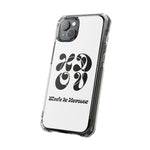 HDOV Atelier Logo Magnetic Clear Impact Cases In White