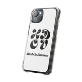 HDOV Atelier Logo Magnetic Clear Impact Cases In White