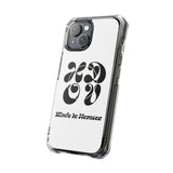 HDOV Atelier Logo Magnetic Clear Impact Cases In White