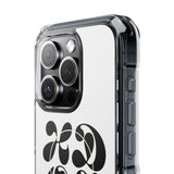 HDOV Atelier Logo Magnetic Clear Impact Cases In White