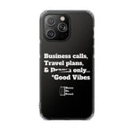 Business Calls & Travel PlansMagnetic Clear Impact Cases In Black