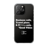Business Calls & Travel PlansMagnetic Clear Impact Cases In Black