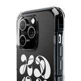 HDOV Atelier Logo Magnetic Clear Impact Cases In Black