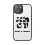 HDOV Atelier Logo Magnetic Clear Impact Cases In White