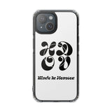 HDOV Atelier Logo Magnetic Clear Impact Cases In White