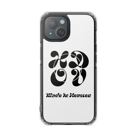 HDOV Atelier Logo Magnetic Clear Impact Cases In White