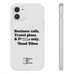 Business Calls, Travel Plans, & Drama Only Phone Case Clear