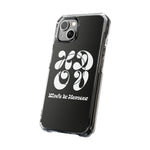 HDOV Atelier Logo Magnetic Clear Impact Cases In Black