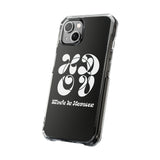 HDOV Atelier Logo Magnetic Clear Impact Cases In Black