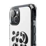 HDOV Atelier Logo Magnetic Clear Impact Cases In White