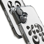 HDOV Atelier Logo Magnetic Clear Impact Cases In White